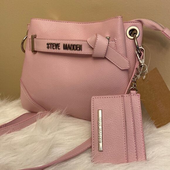 NWT Steve Madden (bclare) Crossbody - Baby Pink - Picture 4 of 14